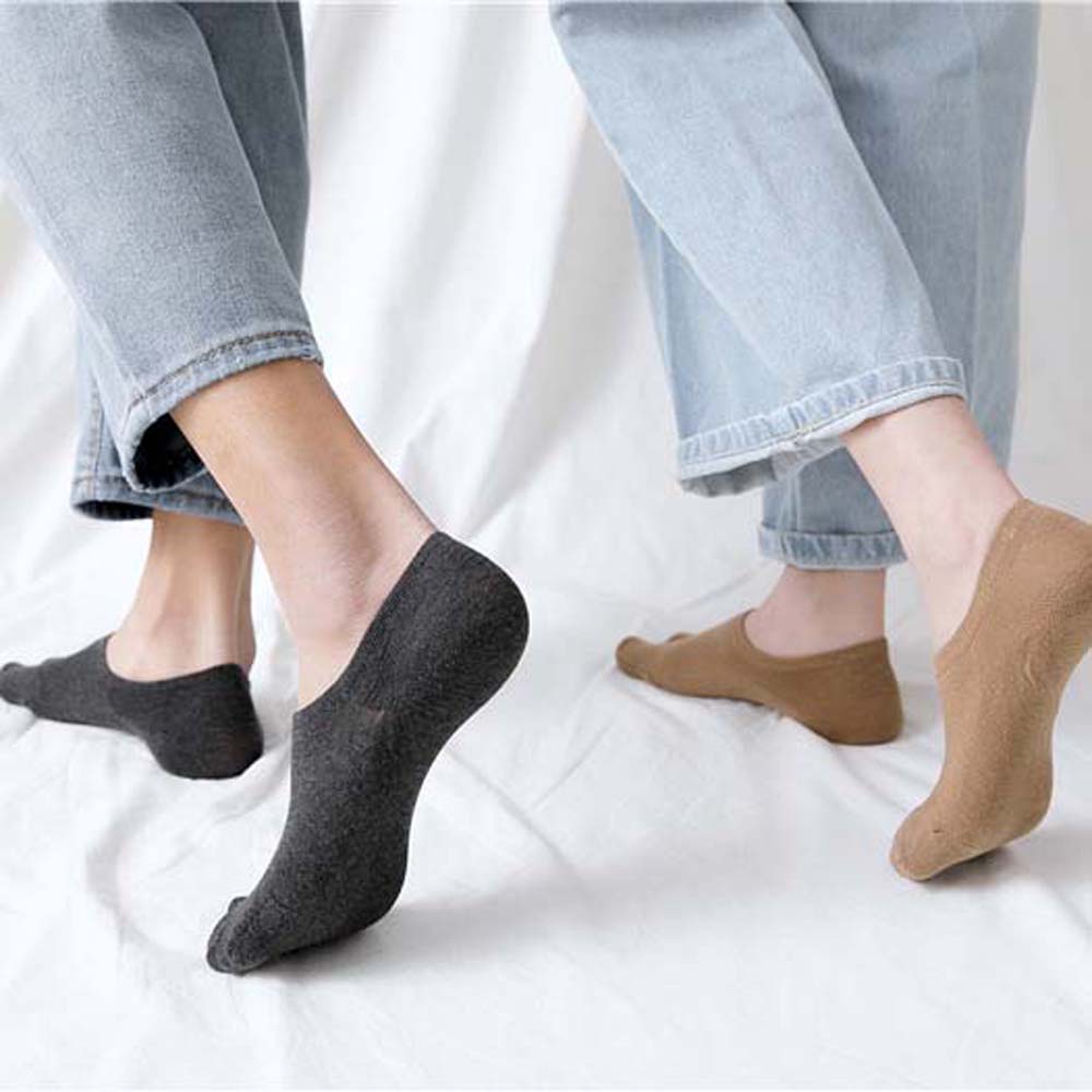 Vớ xỏ 2 ngón ống ngắn vải cotton mềm mại đơn giản thoáng khí nhiều màu sắc phong cách Nhật Bản dành cho nữ