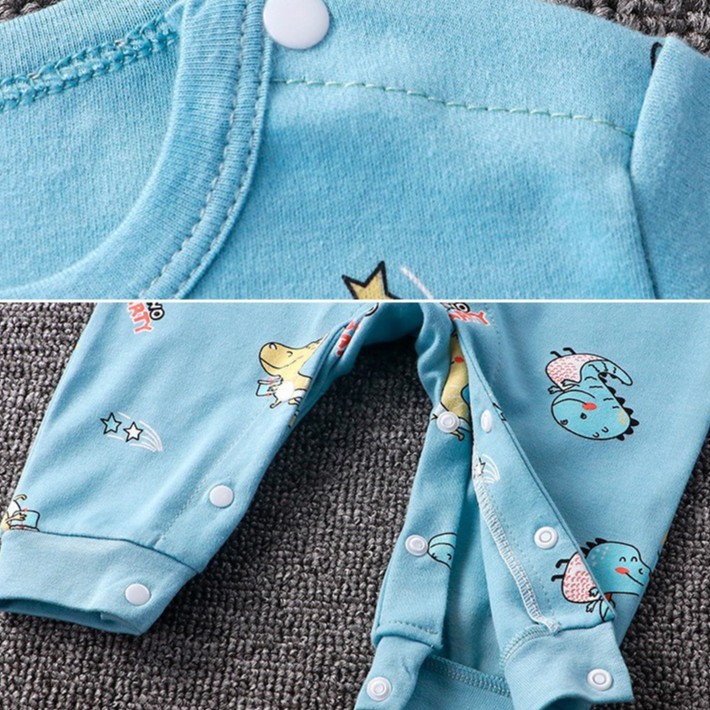 Áo Liền Quần Đáng Yêu Cho Bé 0-12 Tháng Tuổi