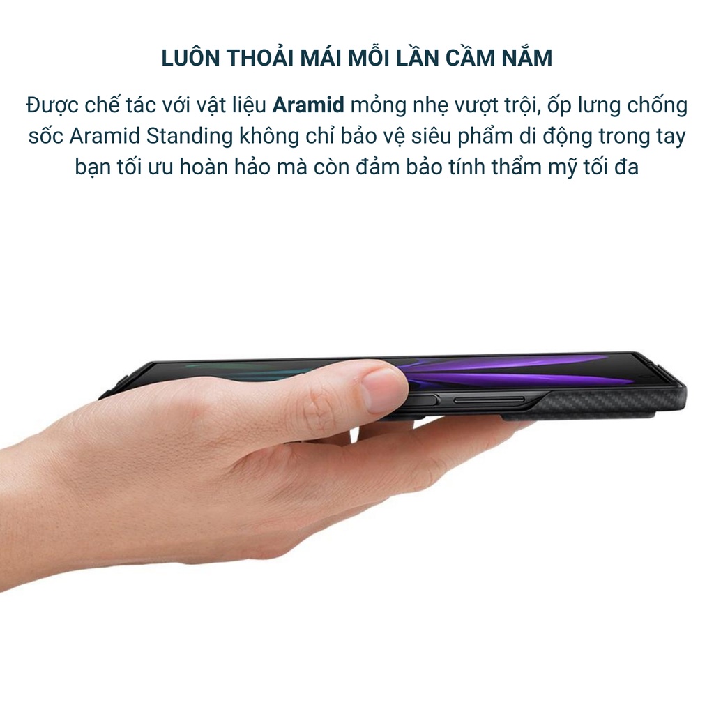 Ốp lưng Aramid Cover cho Galaxy Z Fold 2