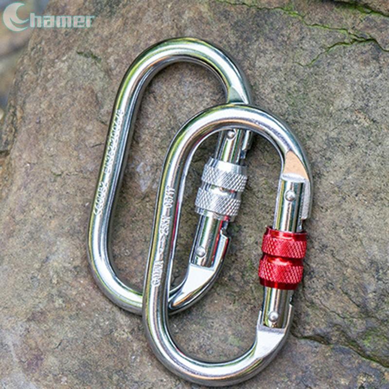 Rope O-Master Lock Alloy Steel Carabiners Outdoor Sports Climbing Hook Hardware