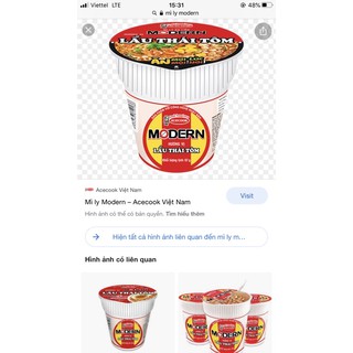 Mì ly cung đình, modern