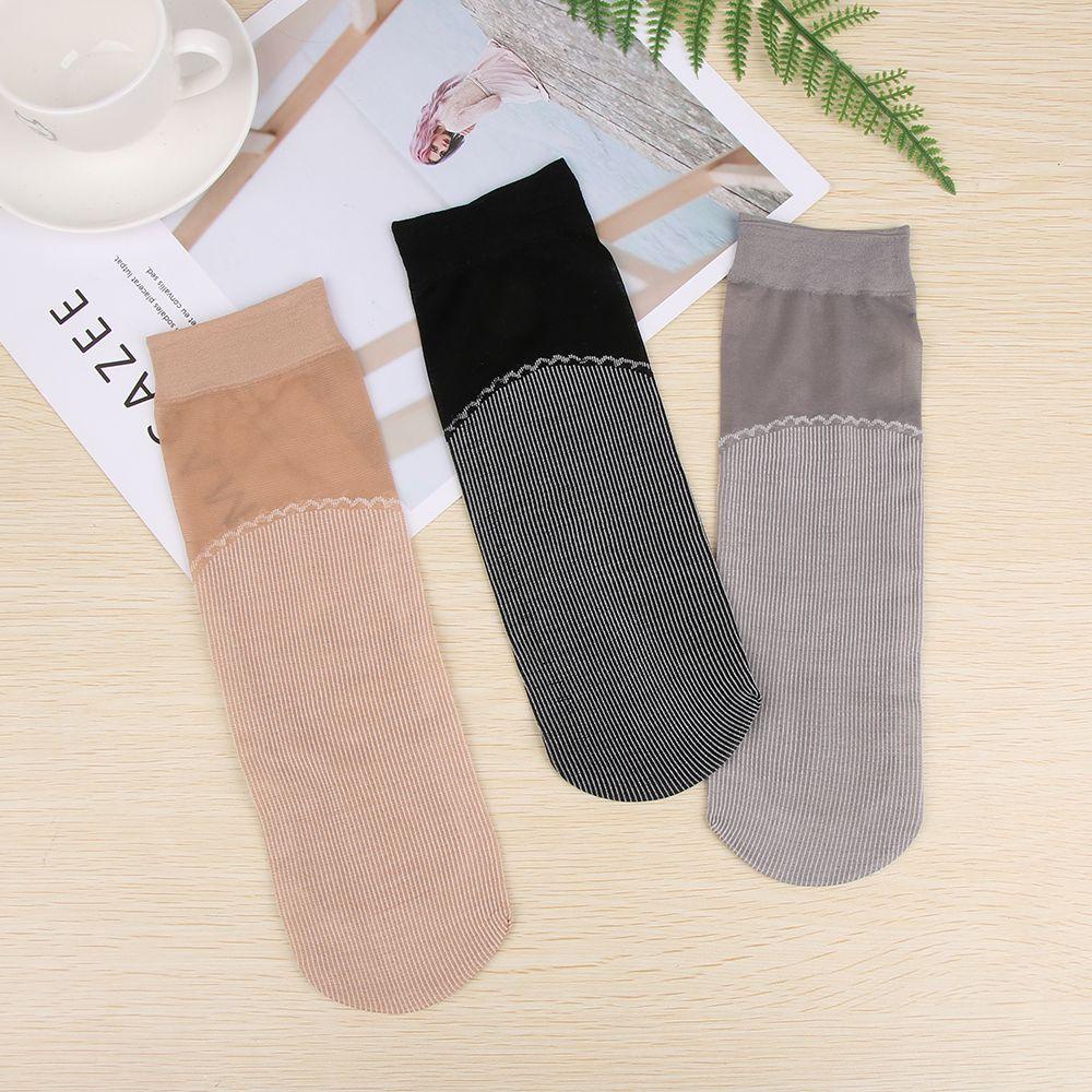Vớ Lụa Kính Mát Xa Mắt Cá Chân Siêu Mỏng Co Giãn Chống Trượt
