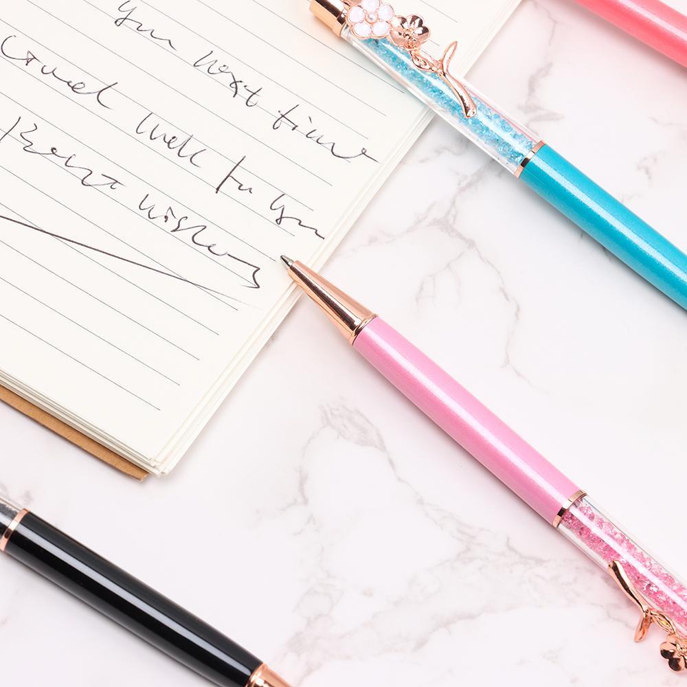 Bút Mực Gel Bằng Kim Loại Tiện Dụng Cho Văn Phòng|Bút Bi Thiết Kế Xinh Xắn Tiện Dụng