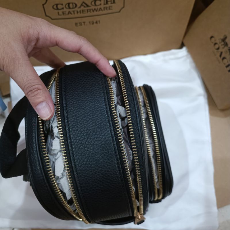 Balo Coach mini full đen