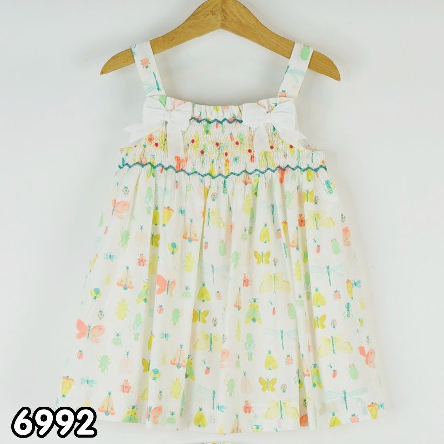 Đầm Smock Bé Gái JJ Cho Bé Từ 13-30KG