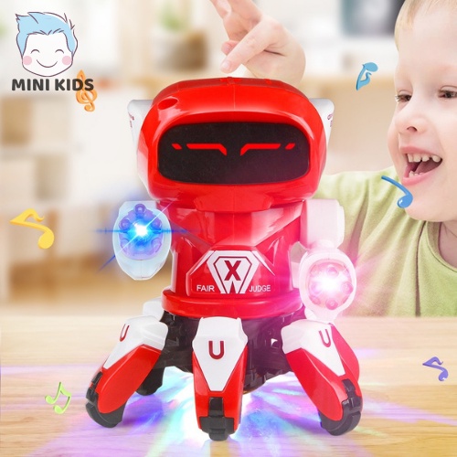 Đồ Chơi Trẻ Em Người Máy Vui Nhộn Phát Sáng Biết Nhảy Và Hát Theo Nhạc Cho Bé Thông Minh