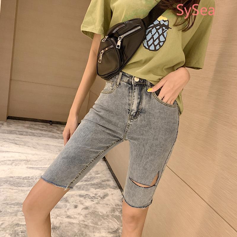 Quần Short Denim Nữ Có Túi