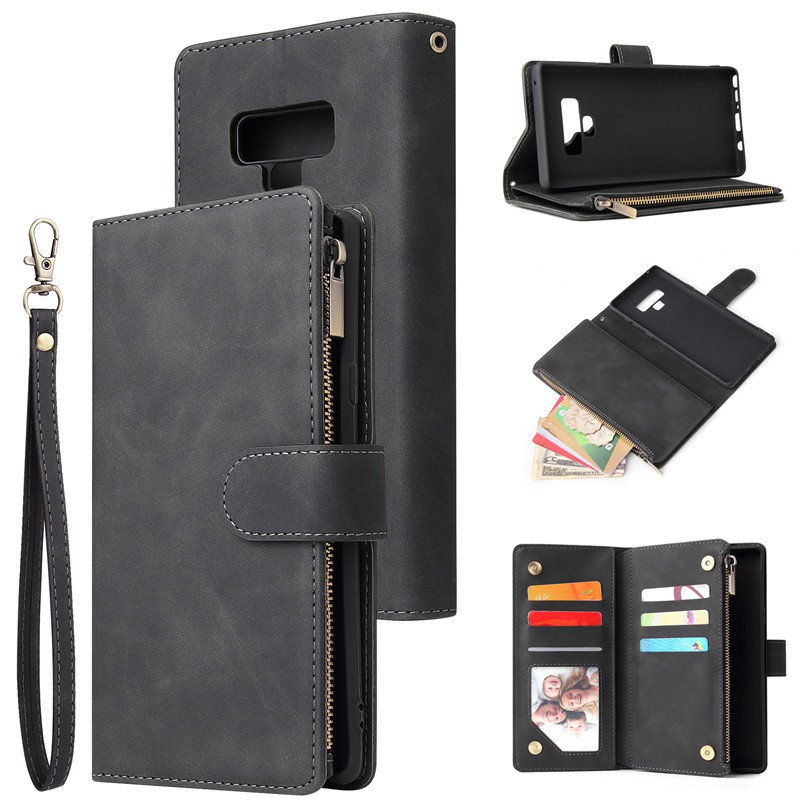 Bao da điện thoại khóa kéo cho Samsung Galaxy Note 9 Note 10 Note 10 Pro | BigBuy360 - bigbuy360.vn
