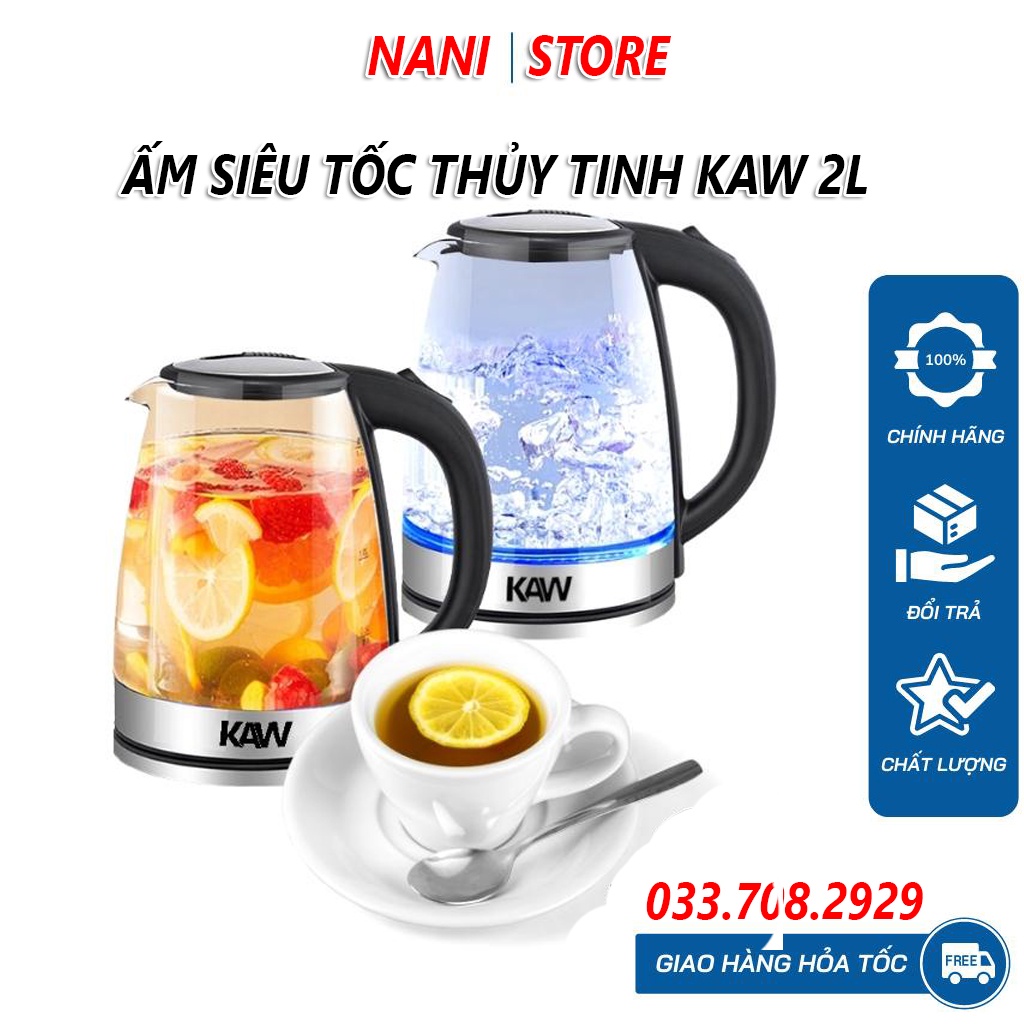 ẤM SIÊU TỐC, BÌNH ĐUN SIÊU TỐC THỦY TINH RAPIDO RK1818 1,8 LÍT, THÂN BÌNH LÀM BẰNG THỦY TINH TRONG SUỐT, TỰ NGẮT KHI SÔI