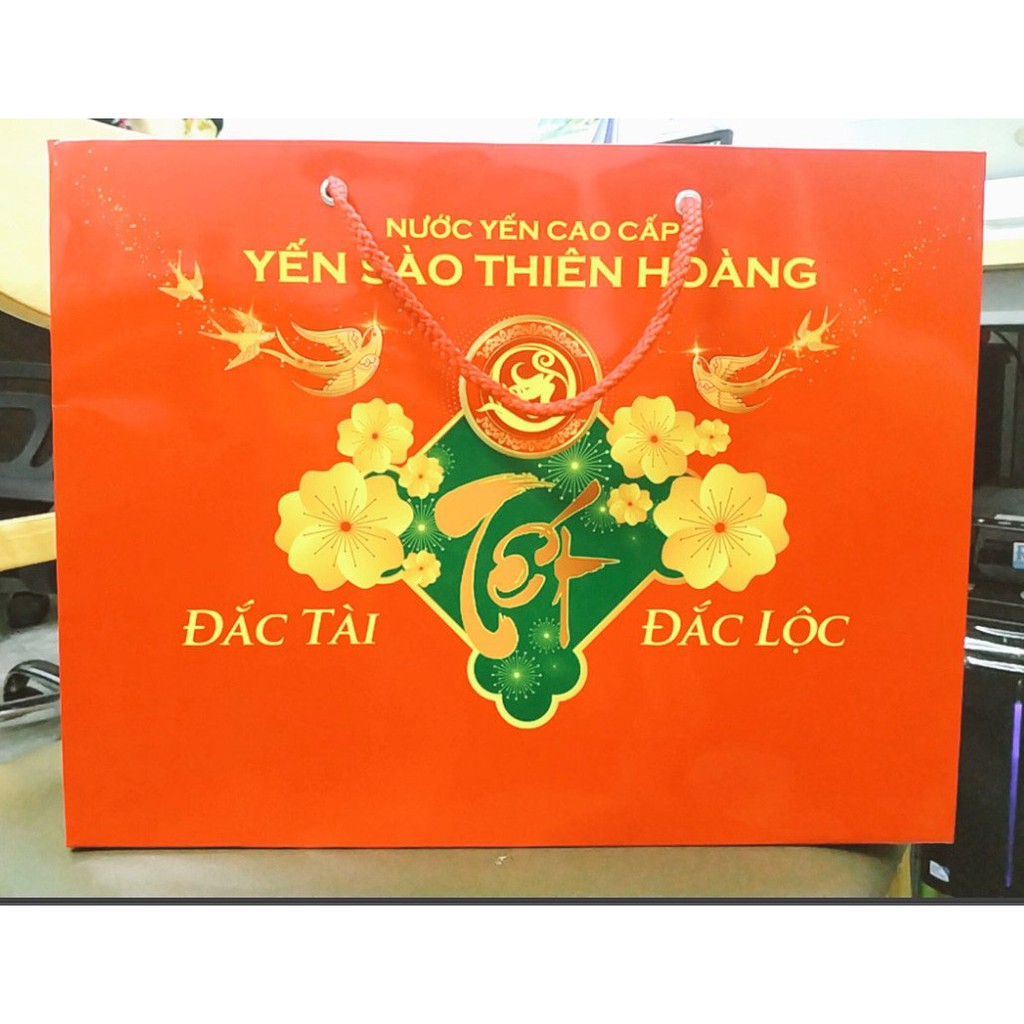 Yến Thiên Hoàng Xuân 12% tổ yến cao cấp kèm túi giấy