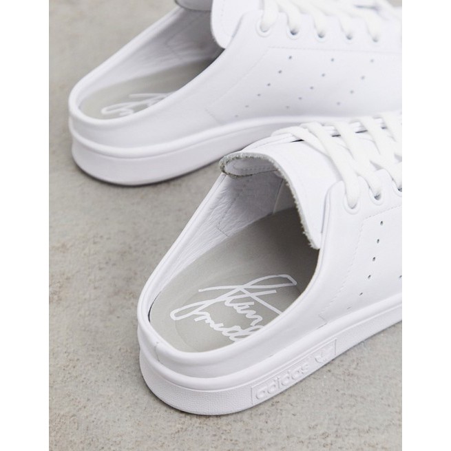 [Chính hãng] Giày Adidas STAN SMITH MULE ALL WHITE ĐẠP GÓT - FULL BOX