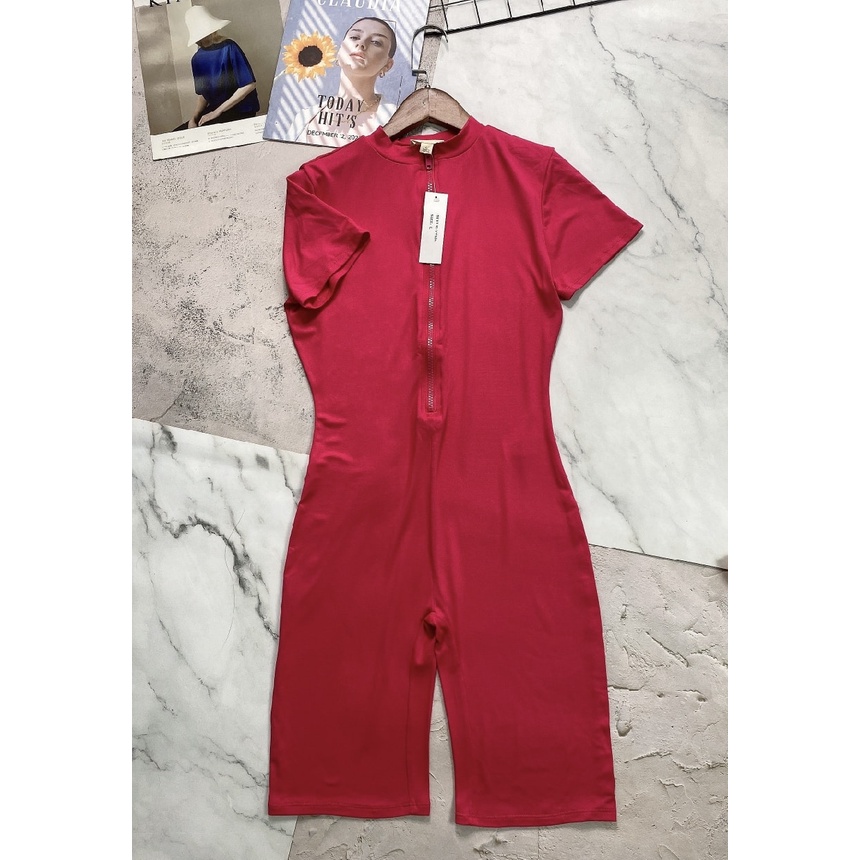 Bộ Jumpsuit mặc tập, chất thun cotton mát và thấm hút mồ hôi
