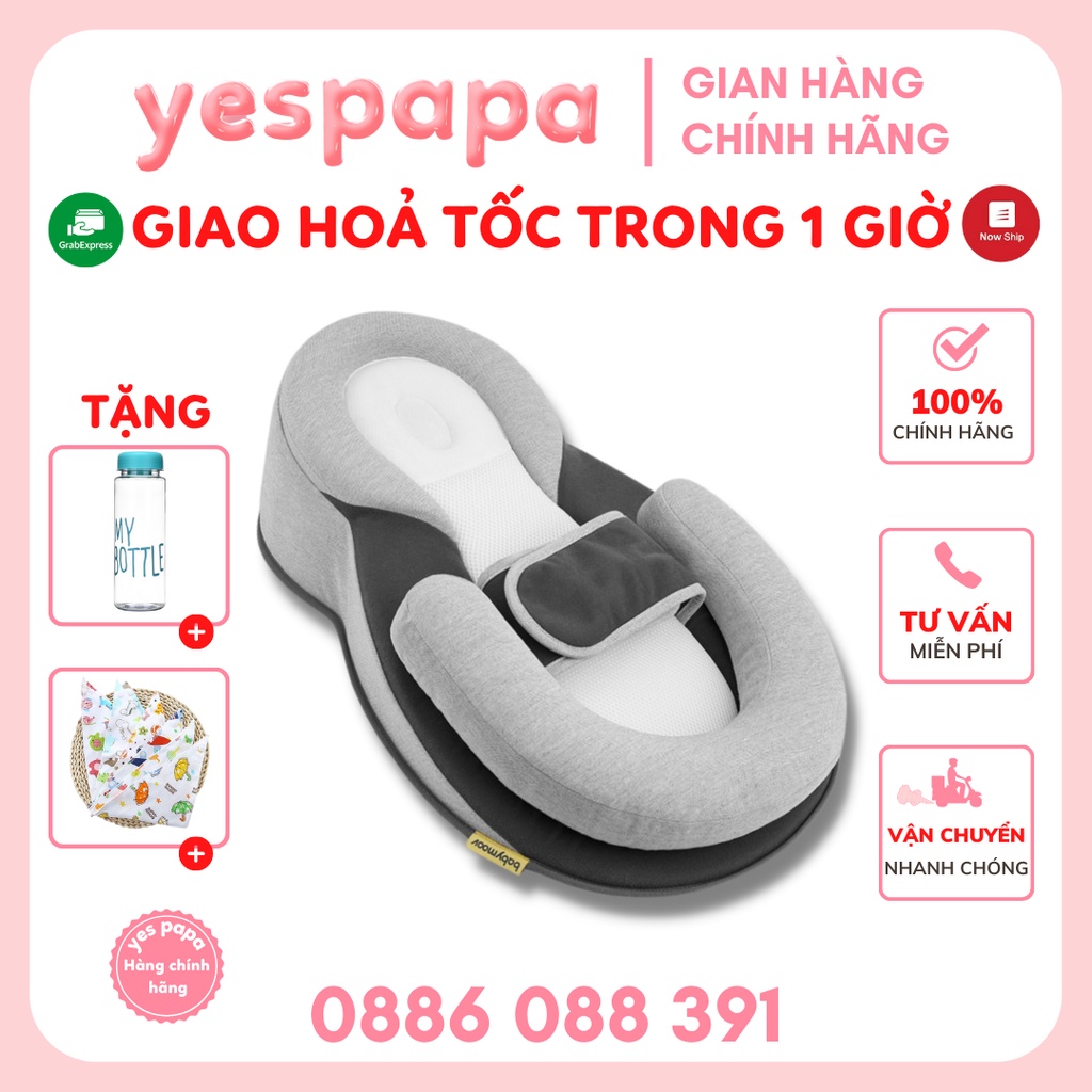 Đệm ngủ đúng tư thế chống trào ngược cho bé - Chống méo đầu - Giúp bé ngủ ngoan