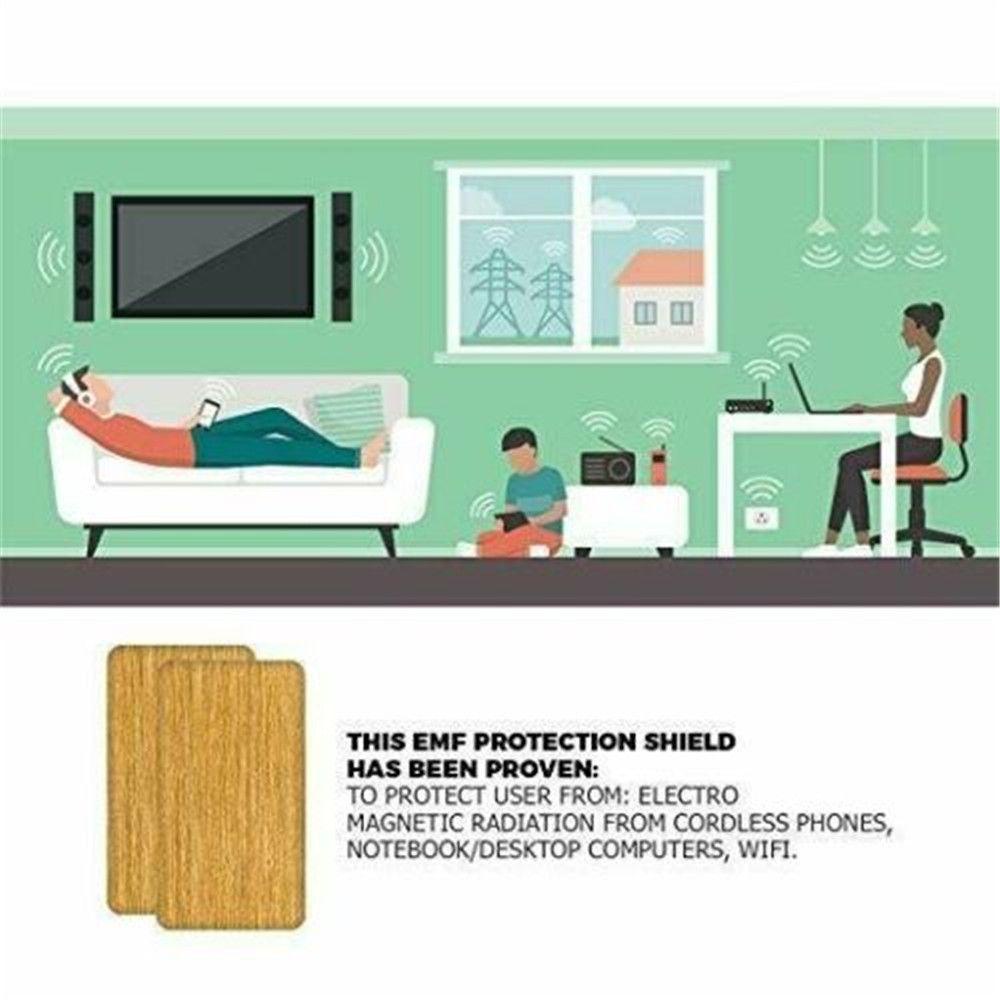 Myrongvn Tấm Chắn Bảo Vệ Điện Thoại Laptop Chống Bức Xạ EMF