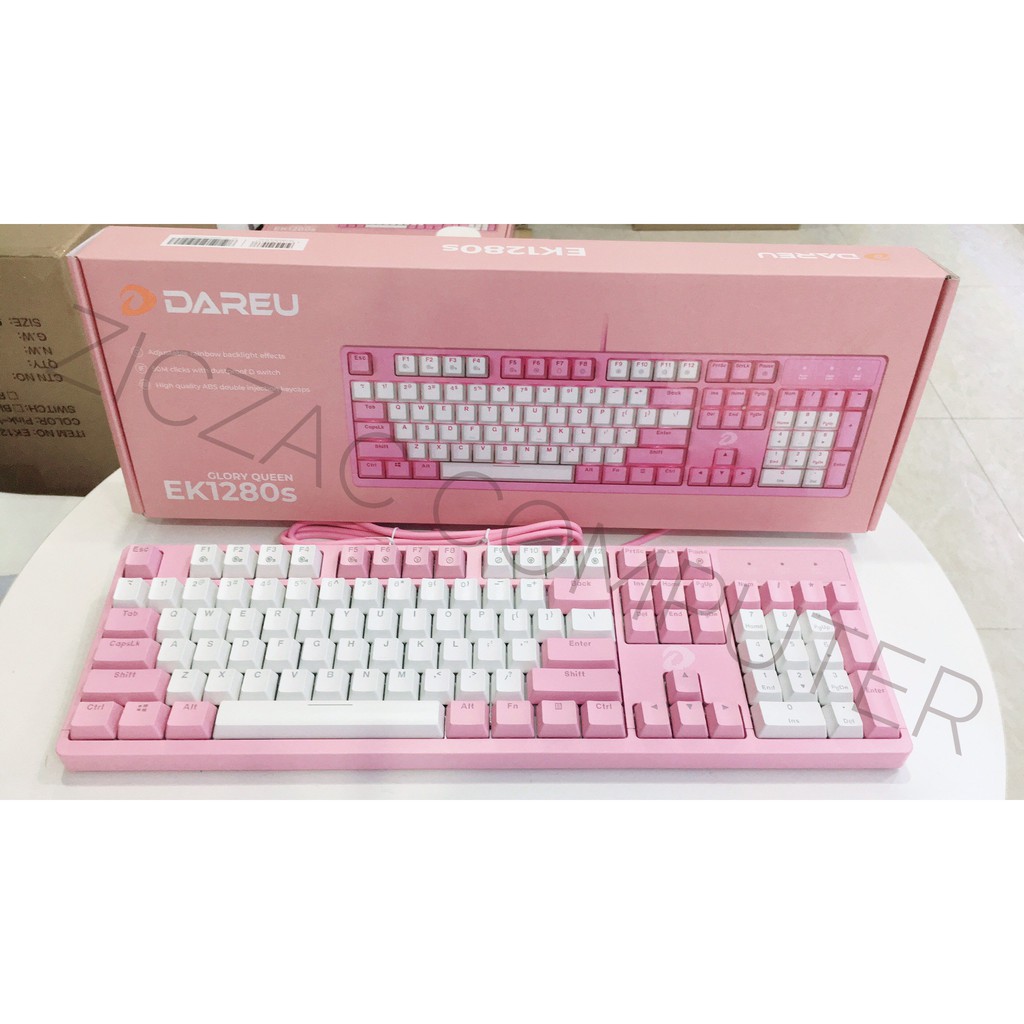 [Mã 267ELSALE hoàn 7% đơn 300K] Bàn phím cơ DareU EK1280S