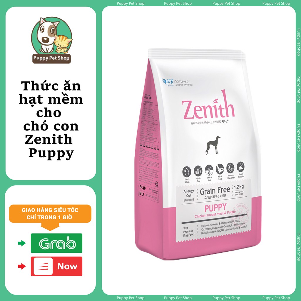 Zenith Puppy Thức Ăn Mềm Cho Chó Con Dưới 12 Tháng Tuổi