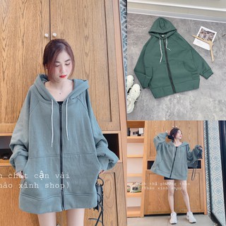 🍀 [ Bán Sỉ ] Áo Hoodie Nỉ Thụng Xanh Unisex HOAITHU765 MAICHI🍀
