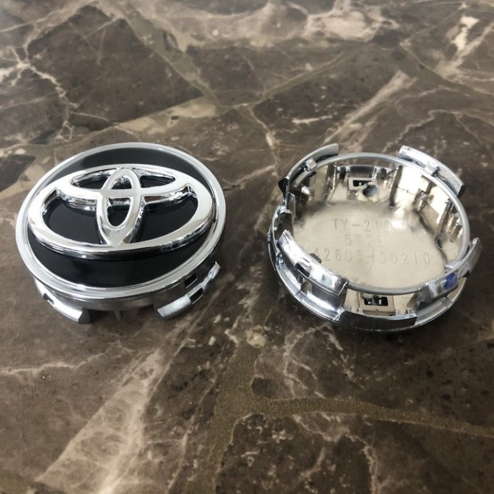 Sản Phẩm  Logo chụp lazang - ốp mâm vành xe ô tô Toyota đường kính - 53MM .