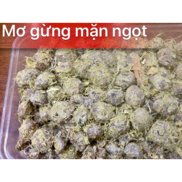 Mơ gừng mặn ngọt