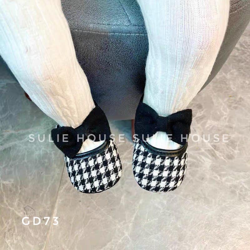 Giày tập đi búp bê đính nơ - GD73