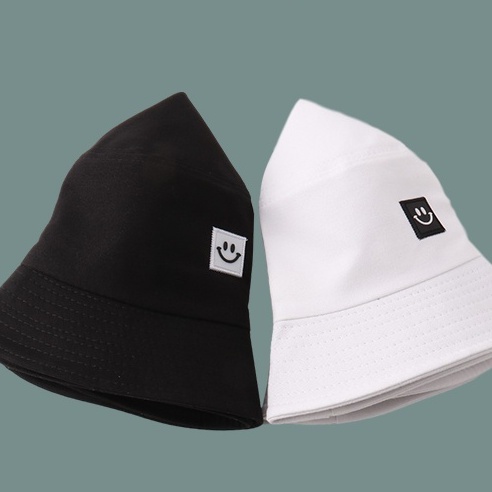 Mũ Bucket vành tròn mặt cười smile phong cách Hàn Quốc - M30