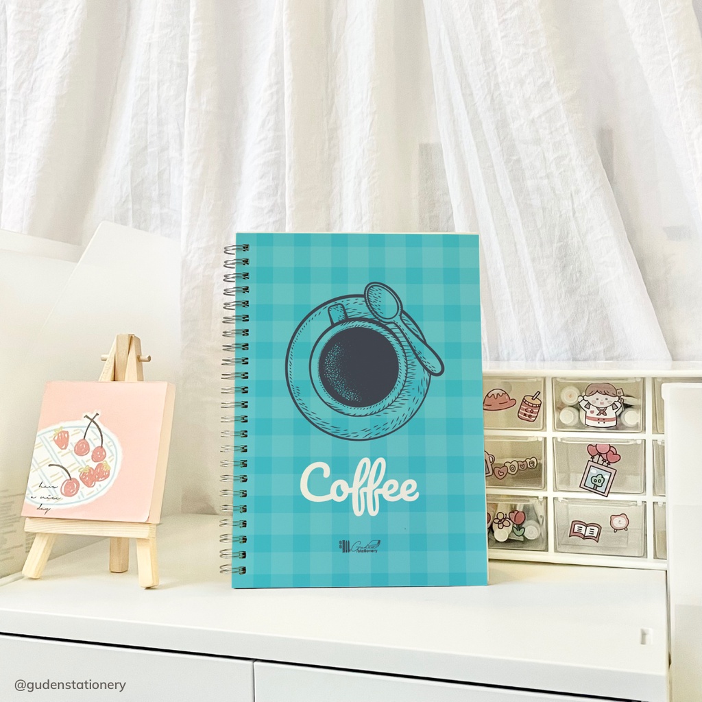 Sổ tay cỡ A5 bánh ngọt 120 trang_Guden Stationery