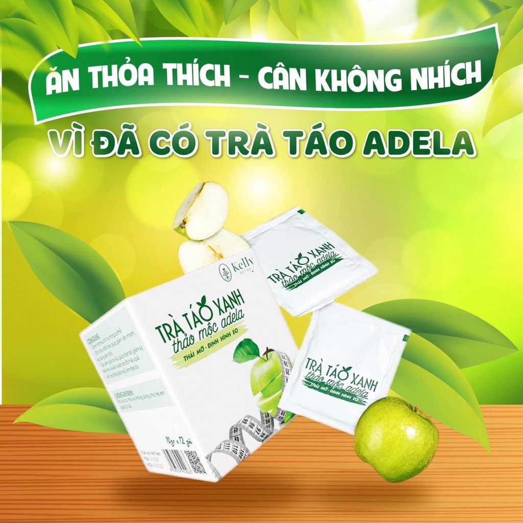 (Tăng 3 gói)TRÀ GIẢM CÂN TÁO XANH THẢO MỘC 🍏 THẢI M.Ỡ - ĐỊNH HÌNH EO🍏 - HÀNG CHÍNH HÃNG - NHẬN MÃ FREESHIP