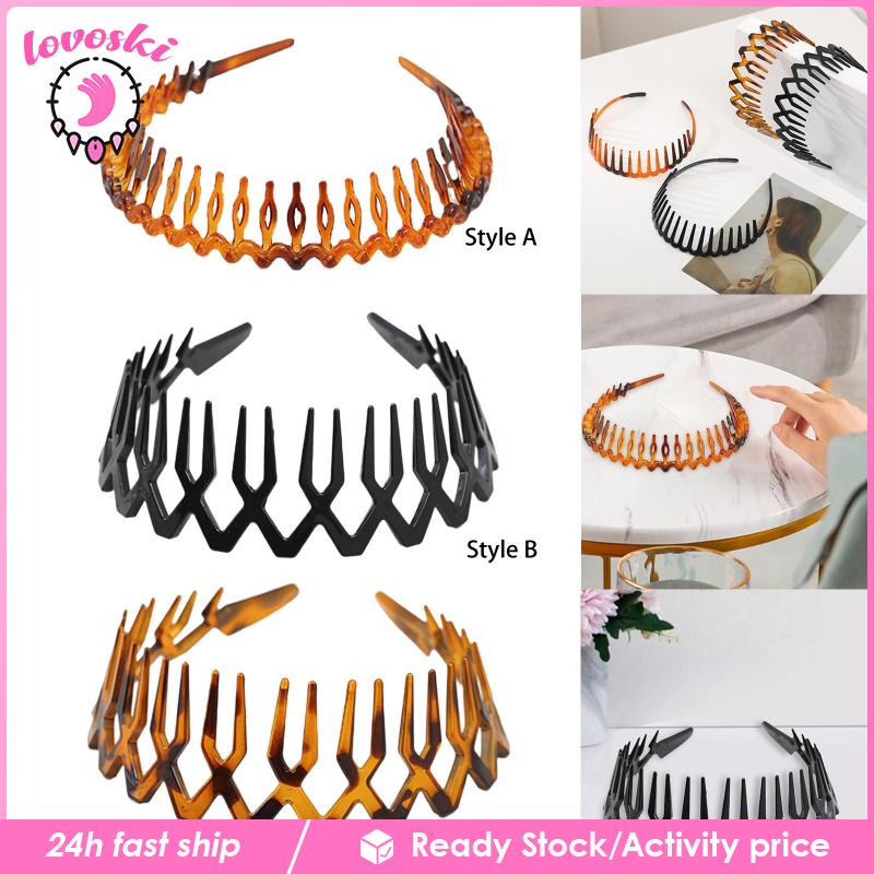 Băng Đô Cài Tóc Có Răng Chống Trượt Mượt Mà Thời Trang Dùng Trang Điểm Tiệc Tùng / Tiệc Tùng