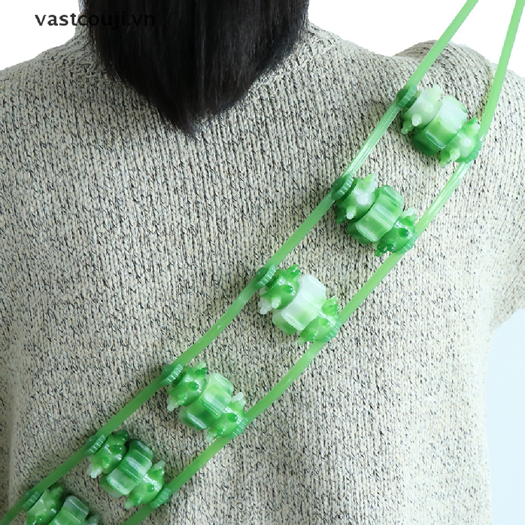 [Hàng mới về] Dây đai mát xa cơ bắp lưng vai &amp; cổ di động