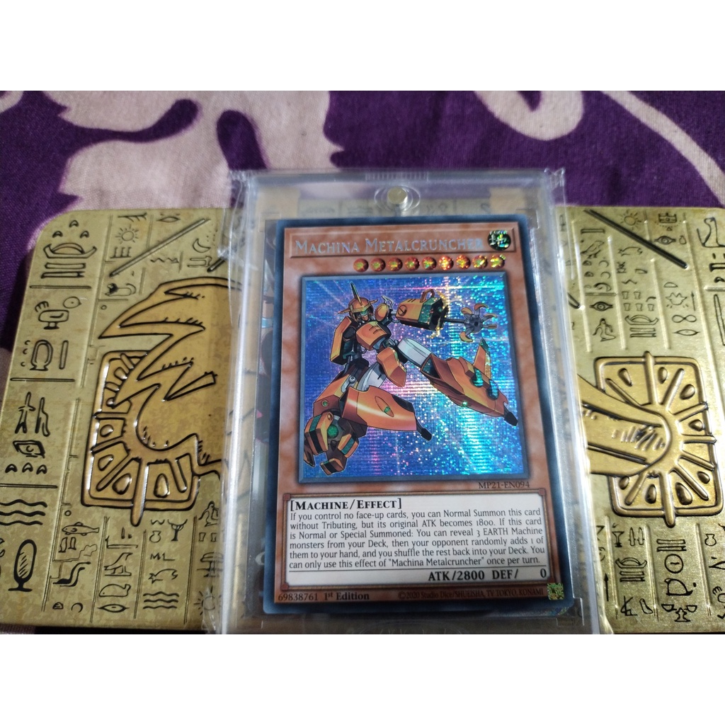 [Luffy TCG Shop] Thẻ trò chơi Yugioh UK chính hãng Konami Machina Metalcrunher MP21-EN094