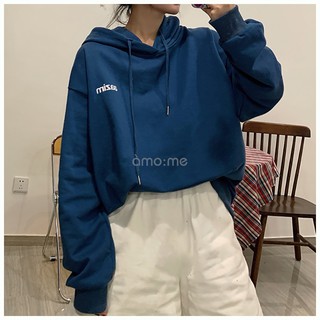 Áo hoodie tay dài có nón vải siêu mịn