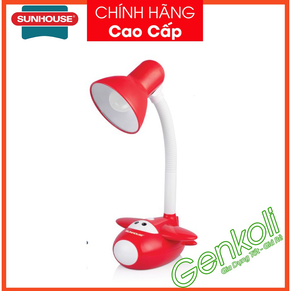 Đèn bàn học sinh Sunhouse, đèn học để bàn dễ thương cho bé, SHE-20LED (KÈM BÓNG ĐÈN)