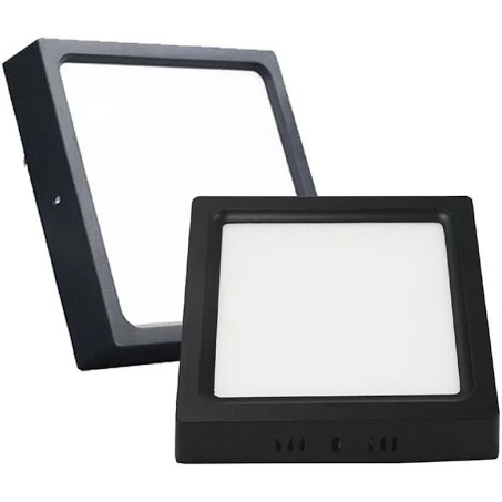 Đèn LED ốp trần gắn nổi 6W, 12W, 18W, 24W vuông tròn viền đen