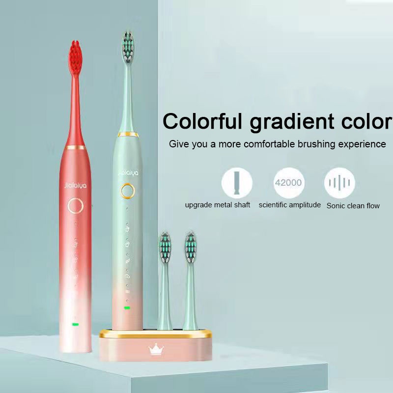 Bàn Chải Đánh Răng Điện Chống Thấm Nước IPX7 5 Chế Độ - 42000VPM Hiệu JIALAIYA