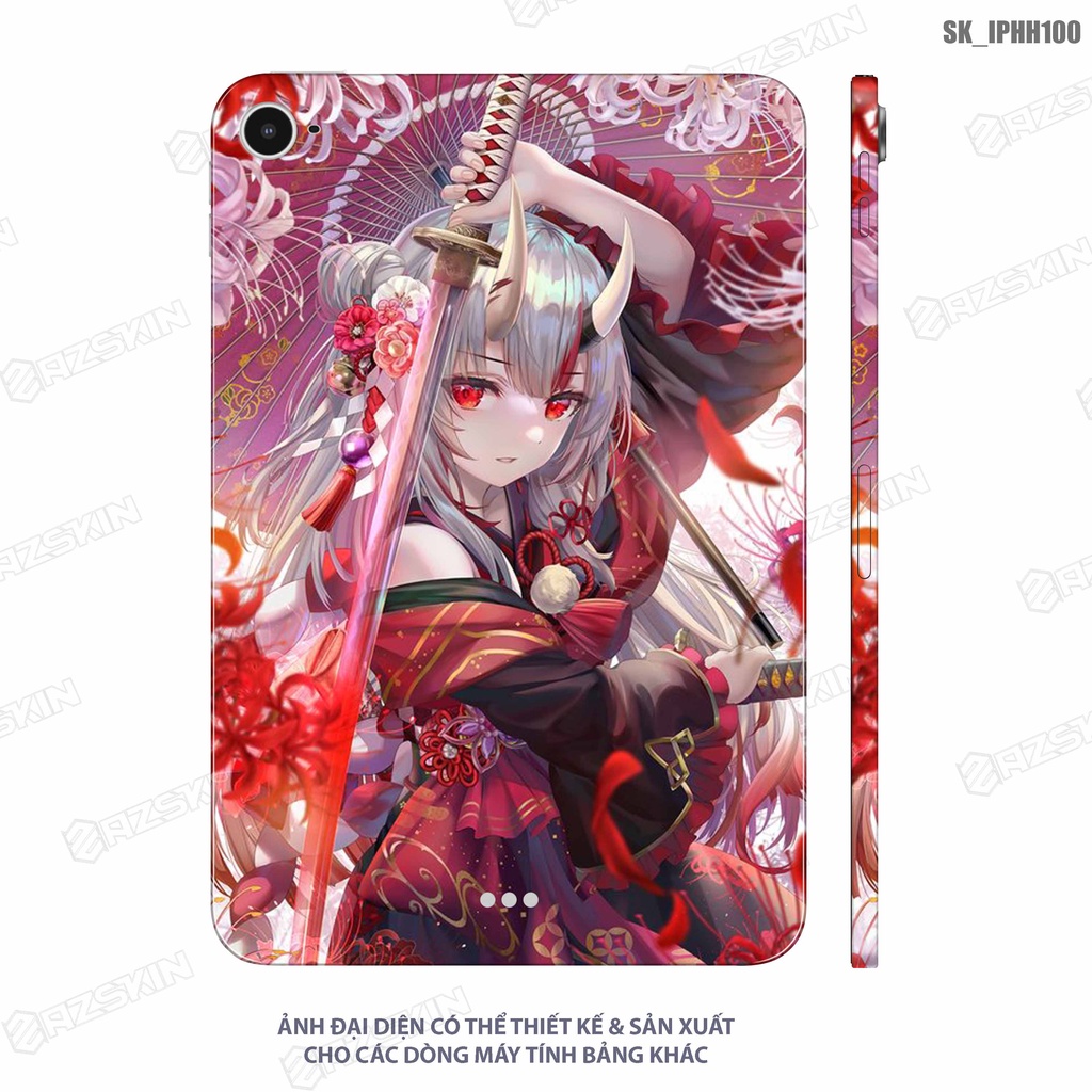 Miếng Dán Skin Hoạt Hình Anime IPad Pro/Air/Gen/Mini |SK_IPHH100| Chất Liệu Skin 3M Cao Cấp, Chống Nước, Khuôn Cắt CNC