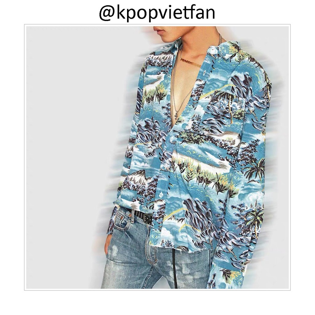Áo sơ mi cây dừa giống GD tại lễ trao giải MAMA GDRAGON update INSTARGRAM