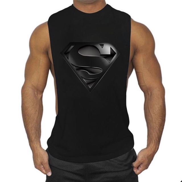 Áo thun ba lô tanktop supmen chuẩn gym