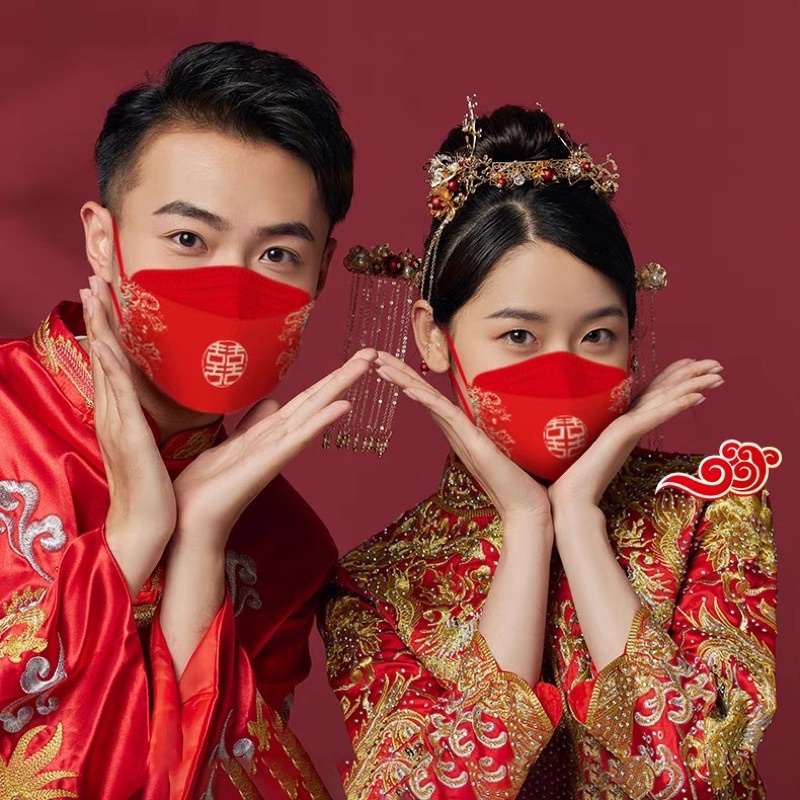 KHẨU TRANG KF94 CHO ĐÁM CƯỚI