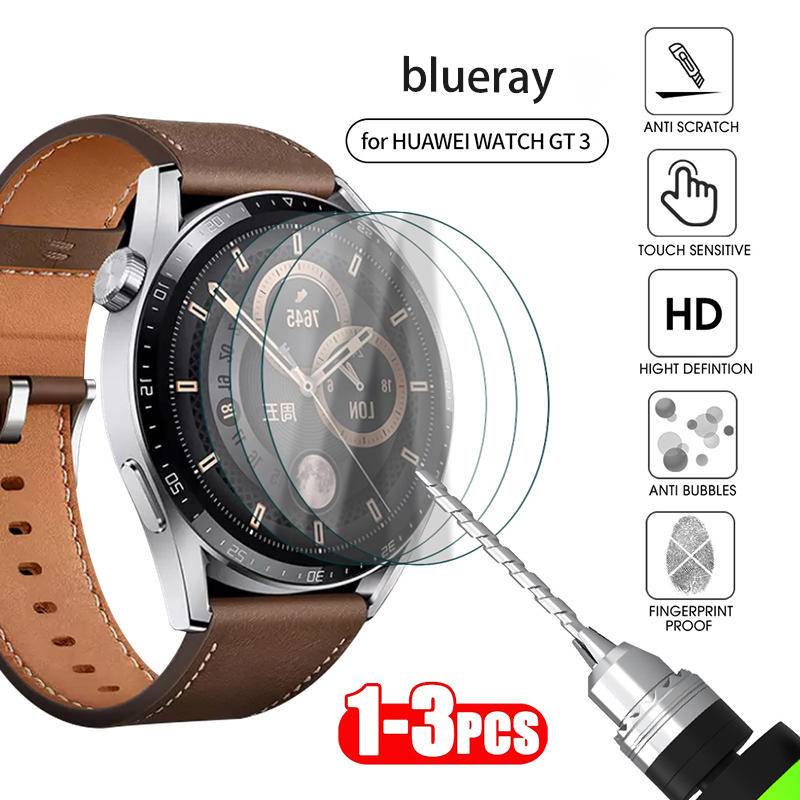 1-3 Miếng Dán Màn Hình Màu Xanh Cho Huawei watch 3 pro GT2 GT3 42mm 46mm GT2e Gtrunner Huawei Honor Magic2 GS3