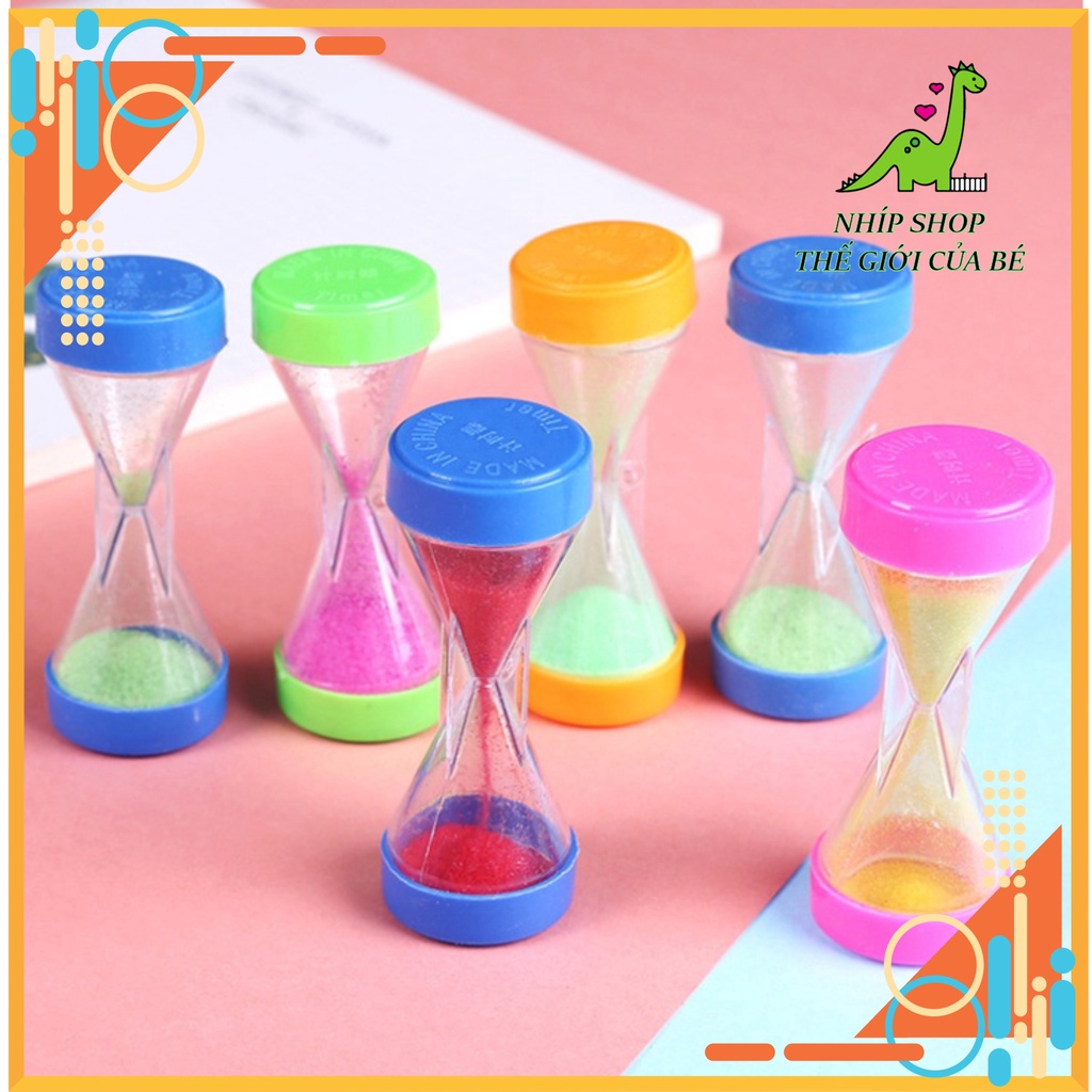 Đồng hồ cát bằng nhựa cho bé đồng hồ bấm giờ cho - Nhíp Shop