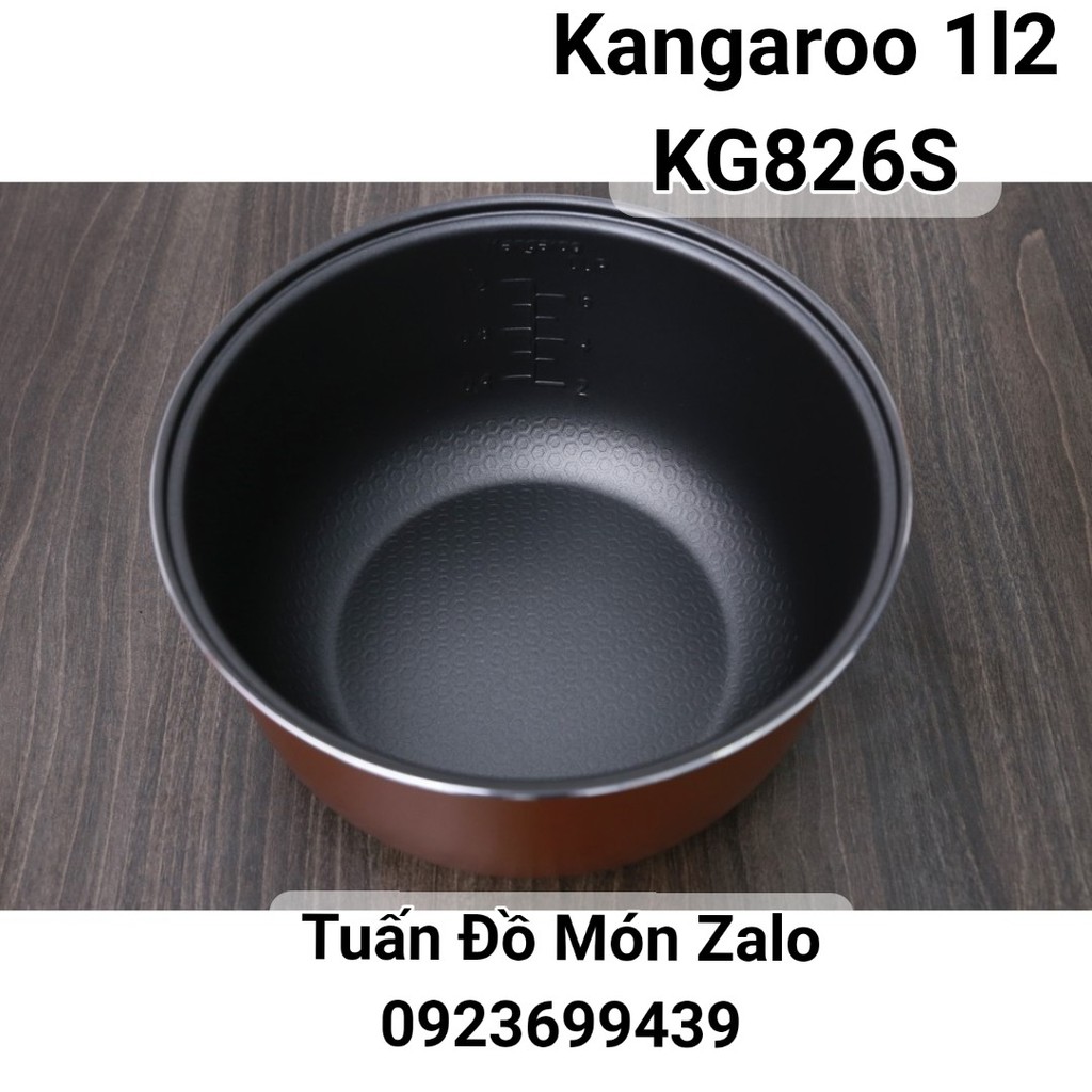 Ruột Nồi, Lòng Nồi cơm điện Kangaroo 1.2 lít KG826S phụ tùng linh kiện chính hãng