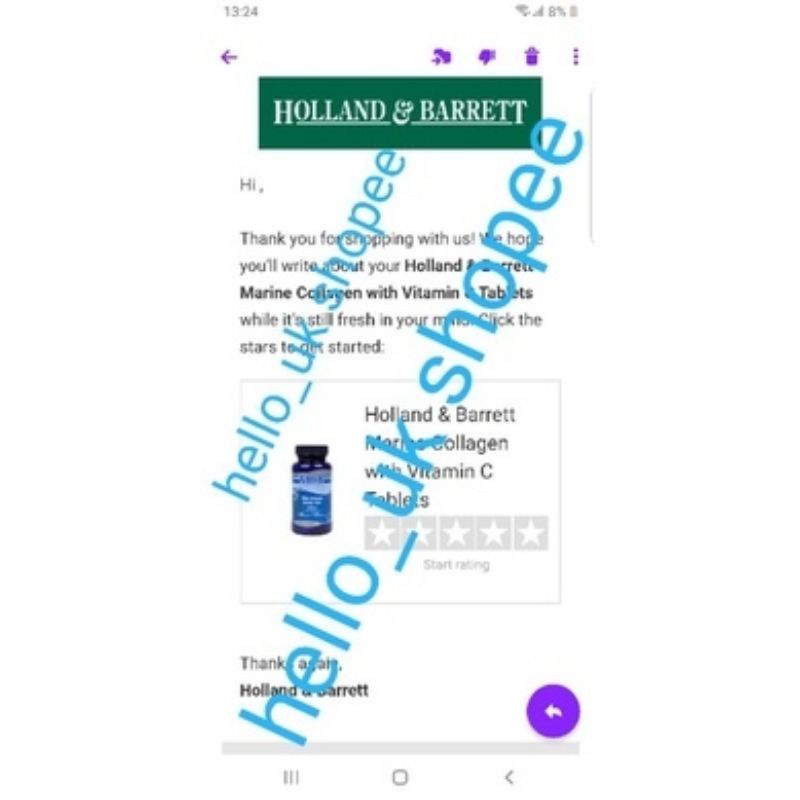 [Có Bill UK] Collagen Thuỷ phân Marine Collagen Holland & Barrett của Anh