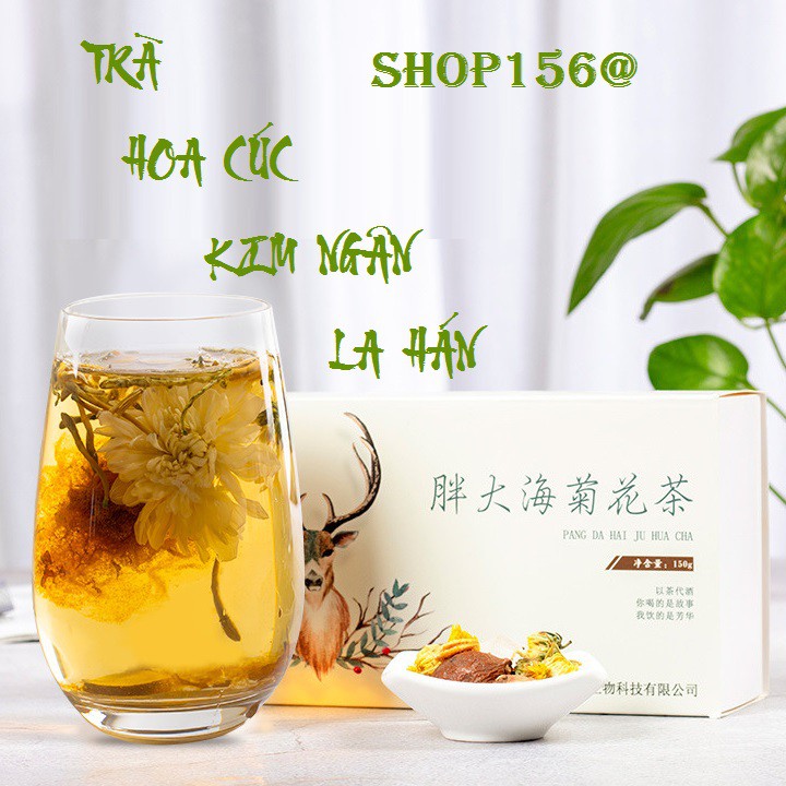 TRÀ HOA CÚC KIM NGÂN LA HÁN - Thanh nhiệt, giải độc, chăm sóc cổ họng 4 mùa