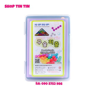 Đồ chơi đố trí viên bi IQ Puzzlia Beads Puzzle Triangle 2D3D (Hàn Quốc, mới)