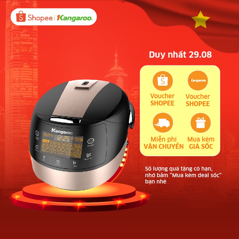 Nồi cơm điện tử 1.8L Kangaroo KG18DR8
