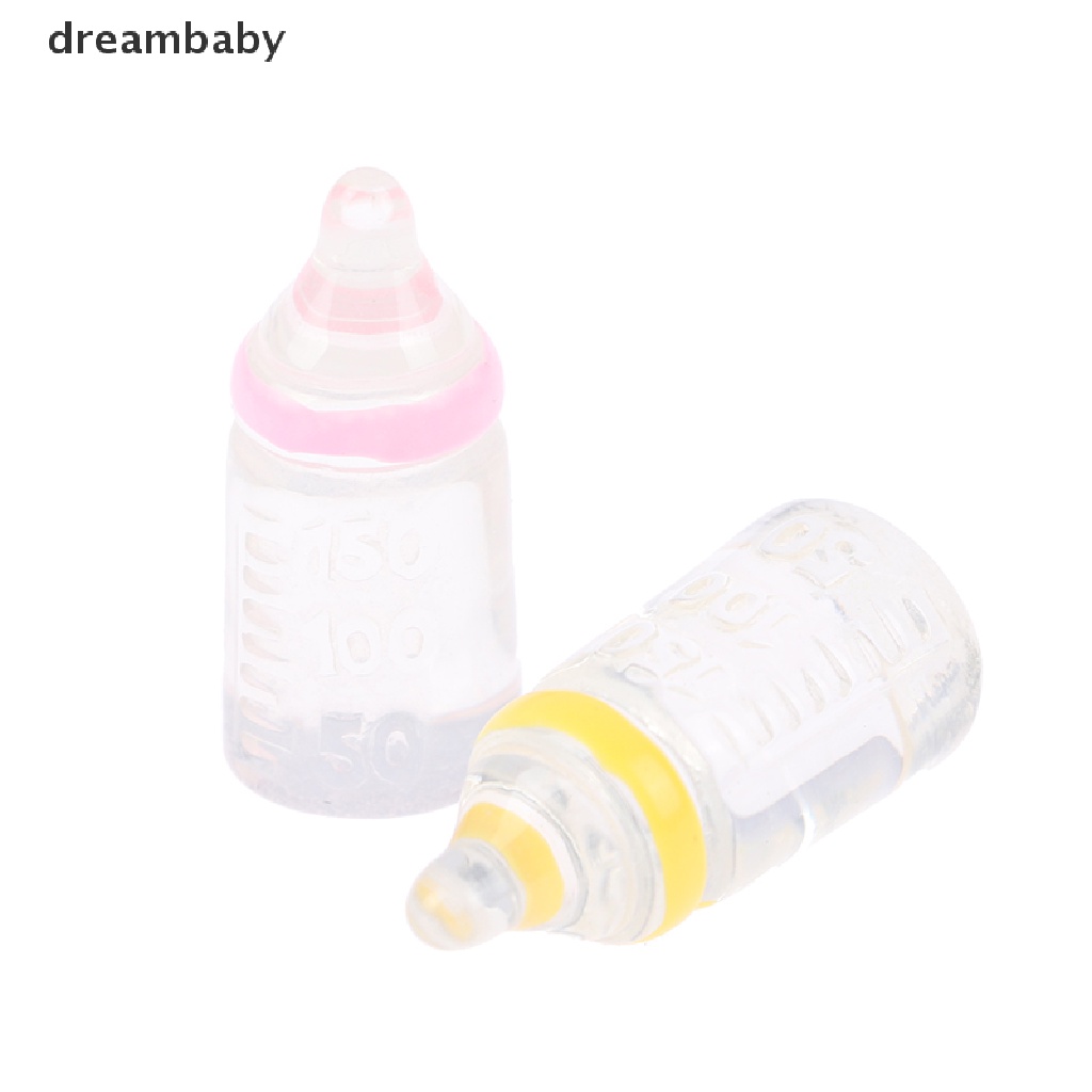 Set 5 Bình Sữa resin Mini Tỉ Lệ 1: 12 Dùng Trang Trí Nhà Búp Bê