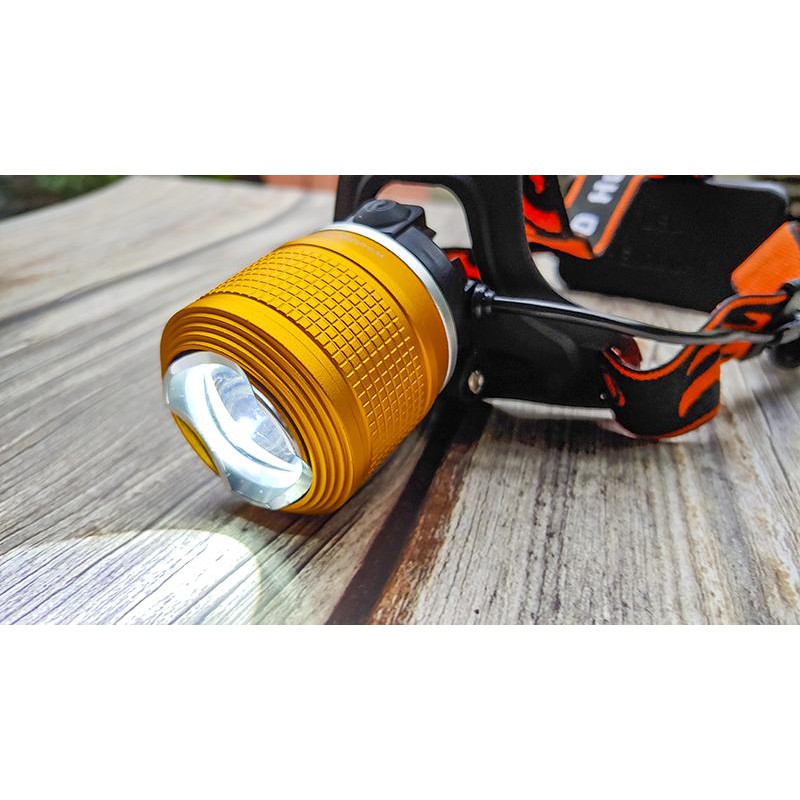 Đèn pin đội đầu siêu sáng zoom Winning Light L3