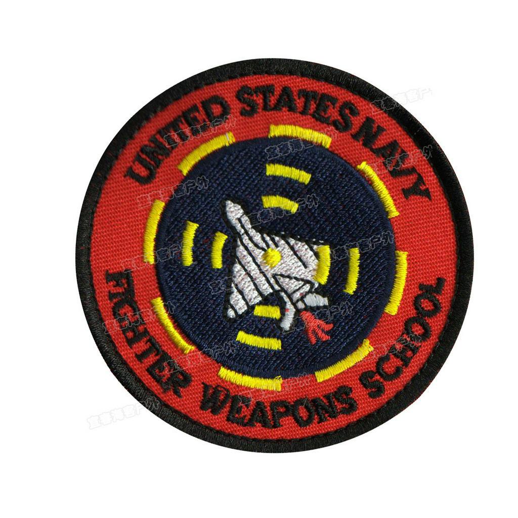 Bộ 2 Miếng Dán 3D Trang Trí Cánh Tay Áo In Chữ Aviation Pilot TOP GUN Zhuangzhi Lingyun