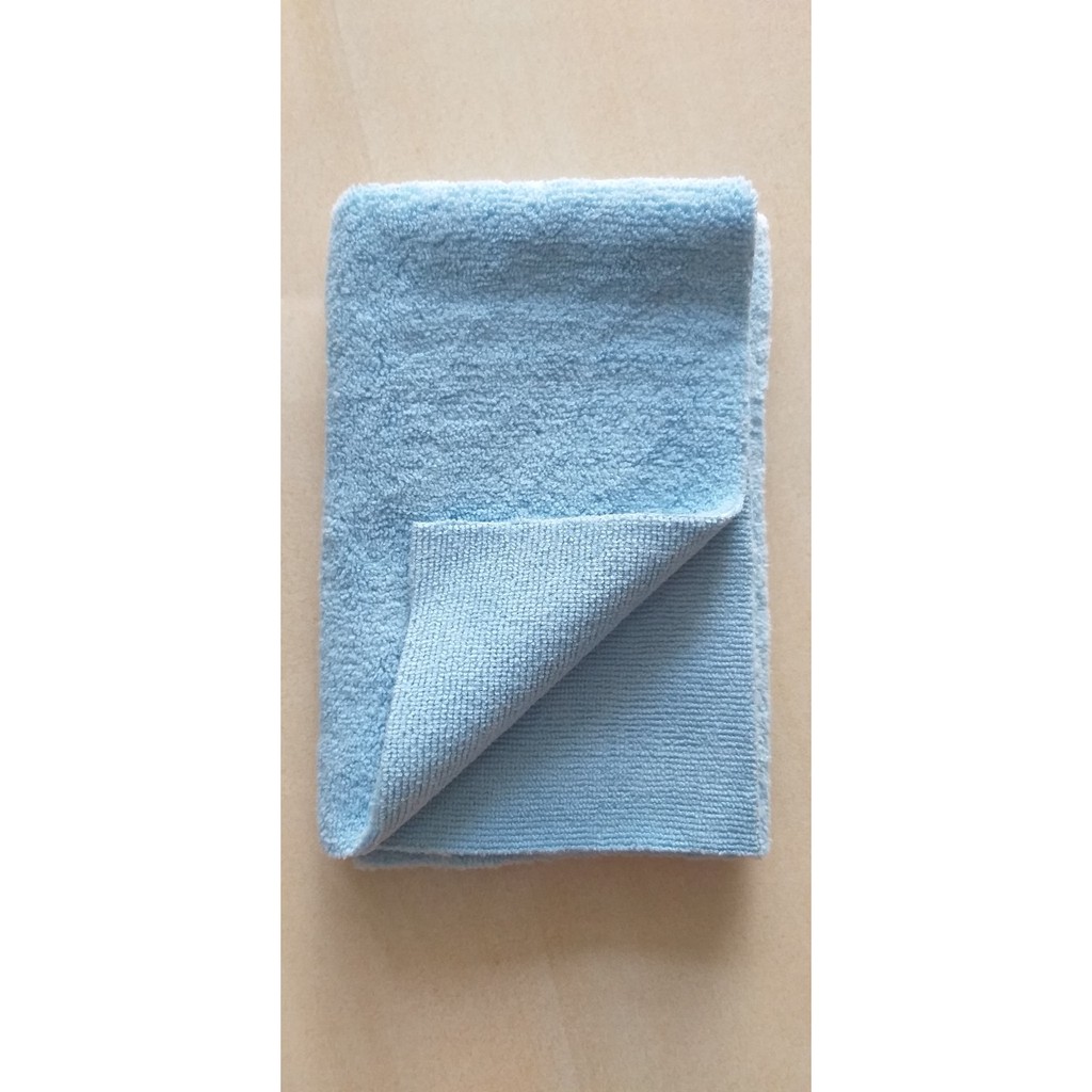 1 Khăn lau siêu sợi không viền, không xù lông - Microfiber Edgeless 40cm x 40cm