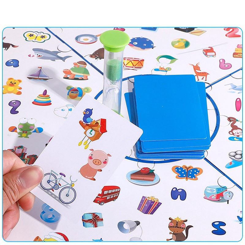 Montessori Puzzle Education Game Bộ trò chơi thám tử lắp ghép thú vị giáo dục dành cho trẻ em